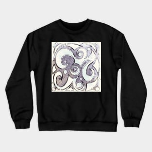 Space And Time Traveler - image and pattern Crewneck Sweatshirt